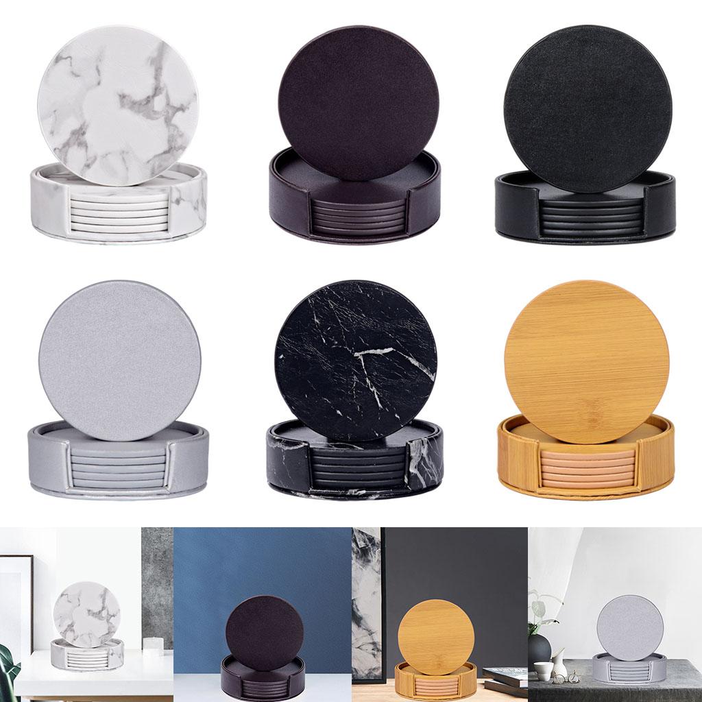 Round Marble Coasters with Hol - Marble Coaster Set review and price