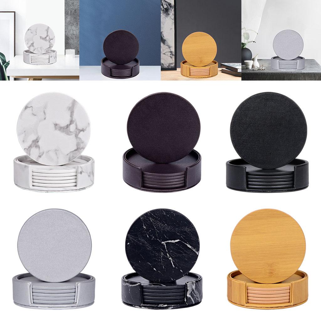 Round Marble Coasters with Hol - Marble Coaster Set review and price