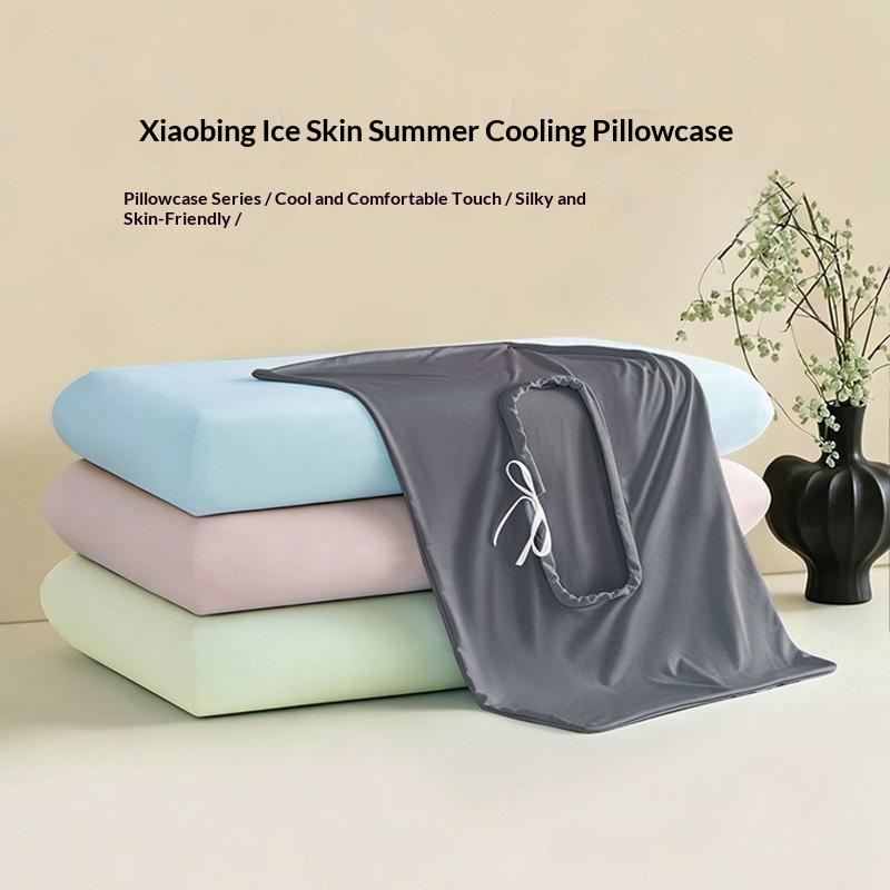 Summer Cooling Ice Silk Pillow - Silk Pillowcase review and price