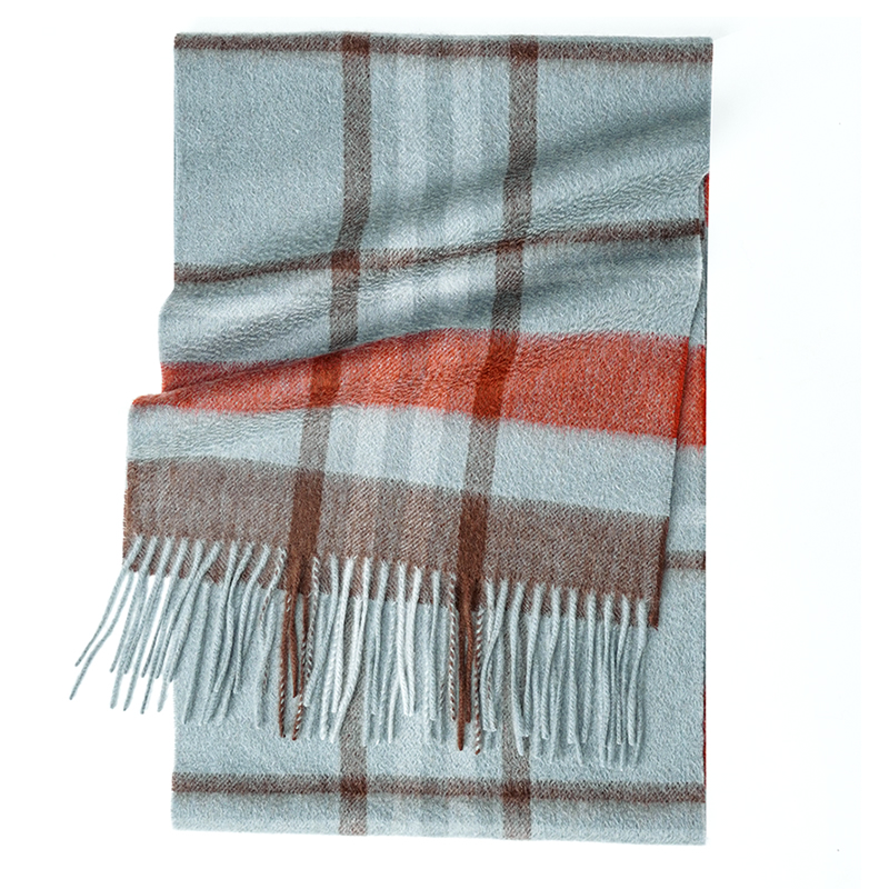 100% Cashmere Scarf   Plaid  W - Cashmere Scarf review and price