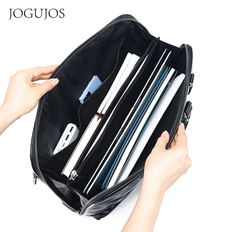 2025 New Genuine Leather Men's - Leather Briefcase review and price