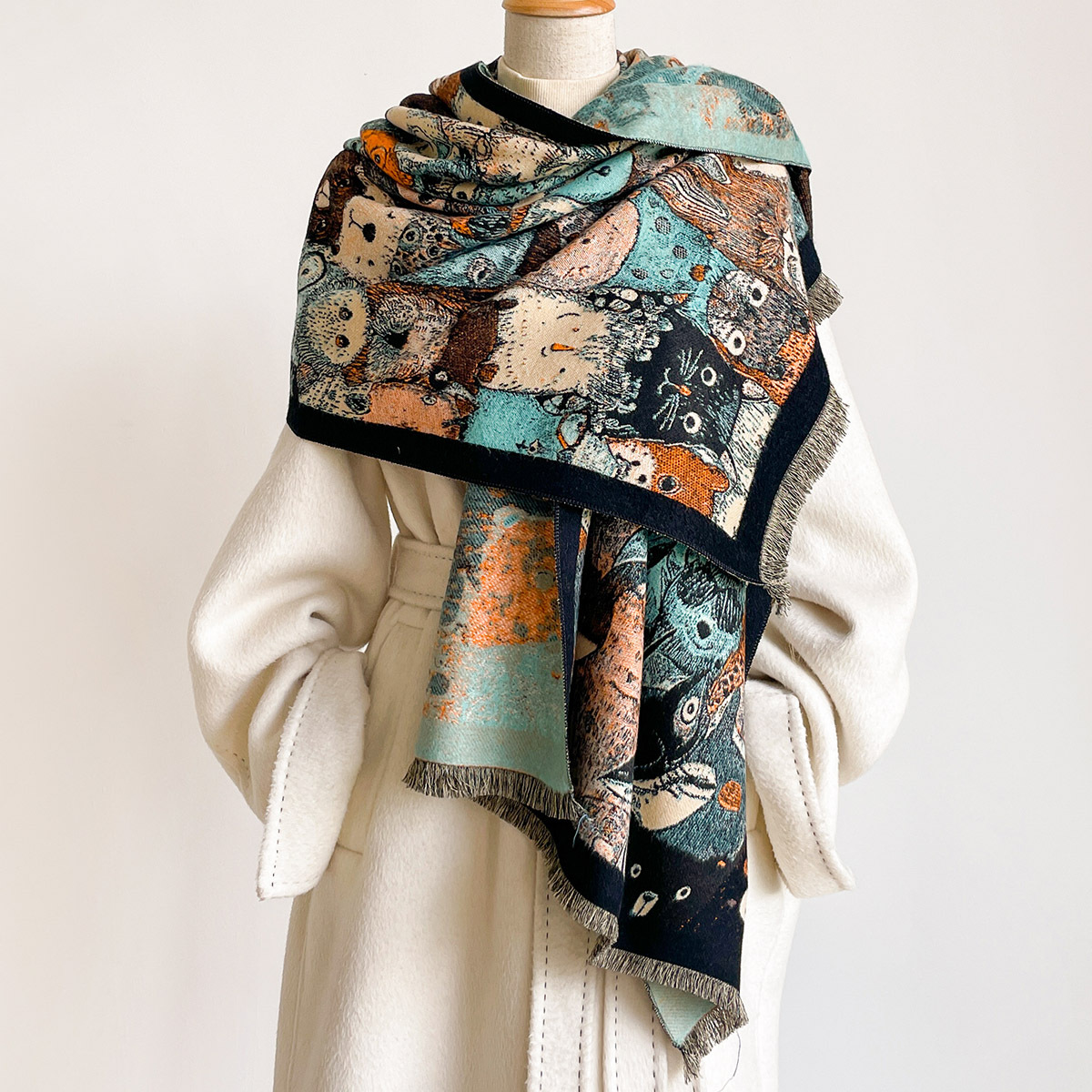 Women Imitation Cashmere Scarf - Cashmere Scarf review and price
