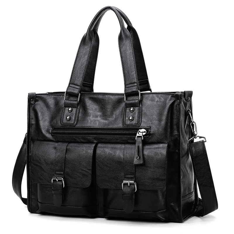 PU Leather Shoulder Briefcase  - Leather Briefcase review and price
