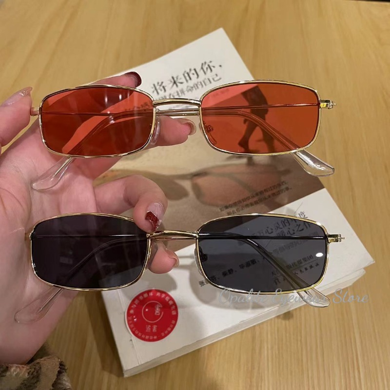 Fashion Retro Metal Frame Colo - Sunglasses Uv400 review and price