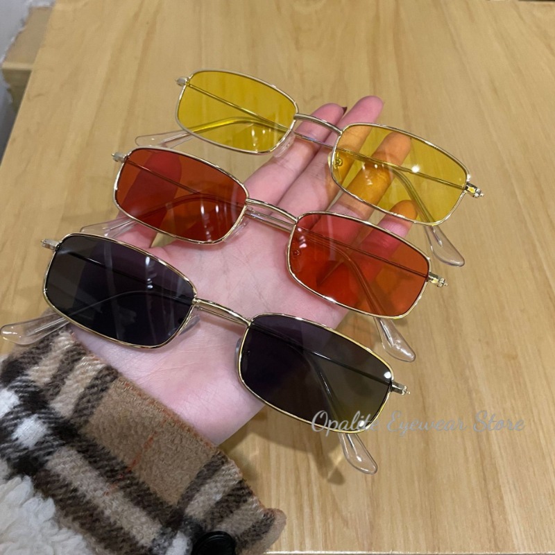 Fashion Retro Metal Frame Colo - Sunglasses Uv400 review and price