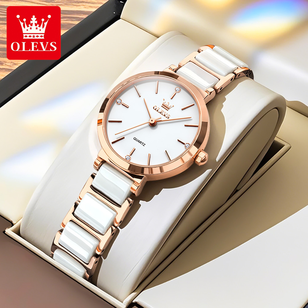 OLEVS Women Watch 5877 Luxury  - Luxury Gift Set review and price