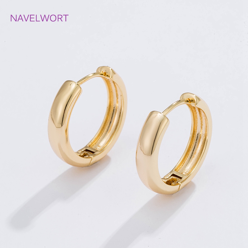 6 Sizes Gold Plated Circle Hoo - Gold Plated Jewelry review and price
