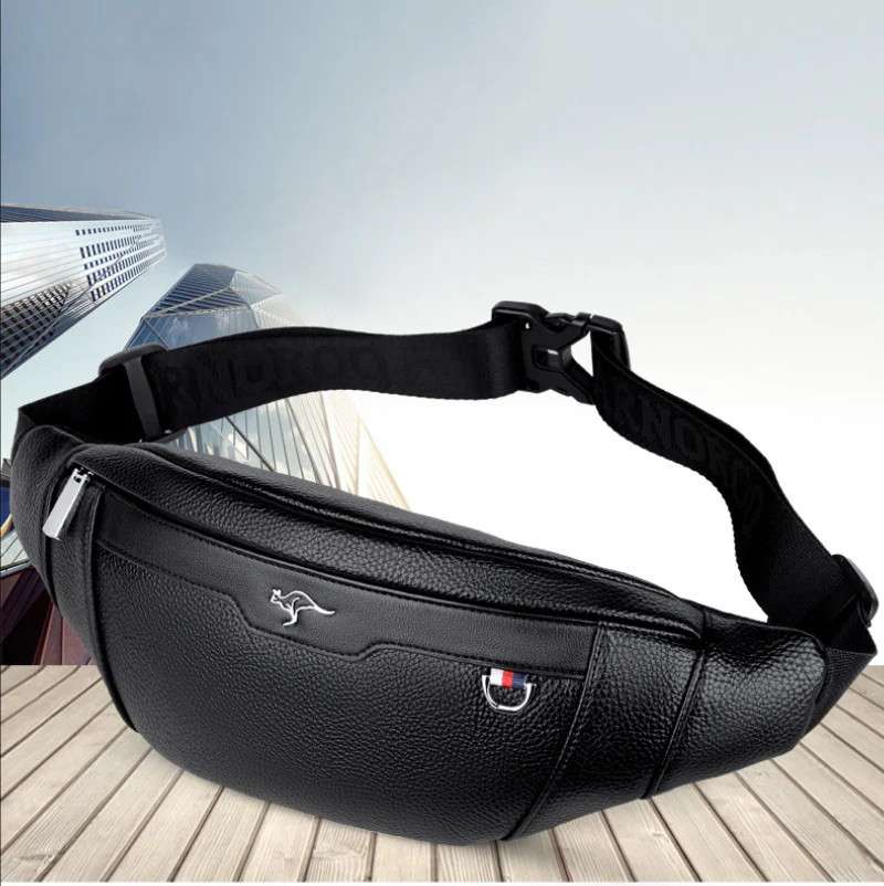 Business Leather Waist Bag Mul - Leather Wallet Men review and price
