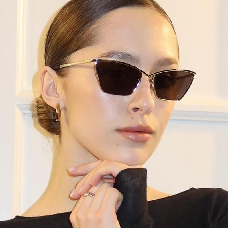 New Metal Cat's Eye Fashion Re - Sunglasses Uv400 review and price