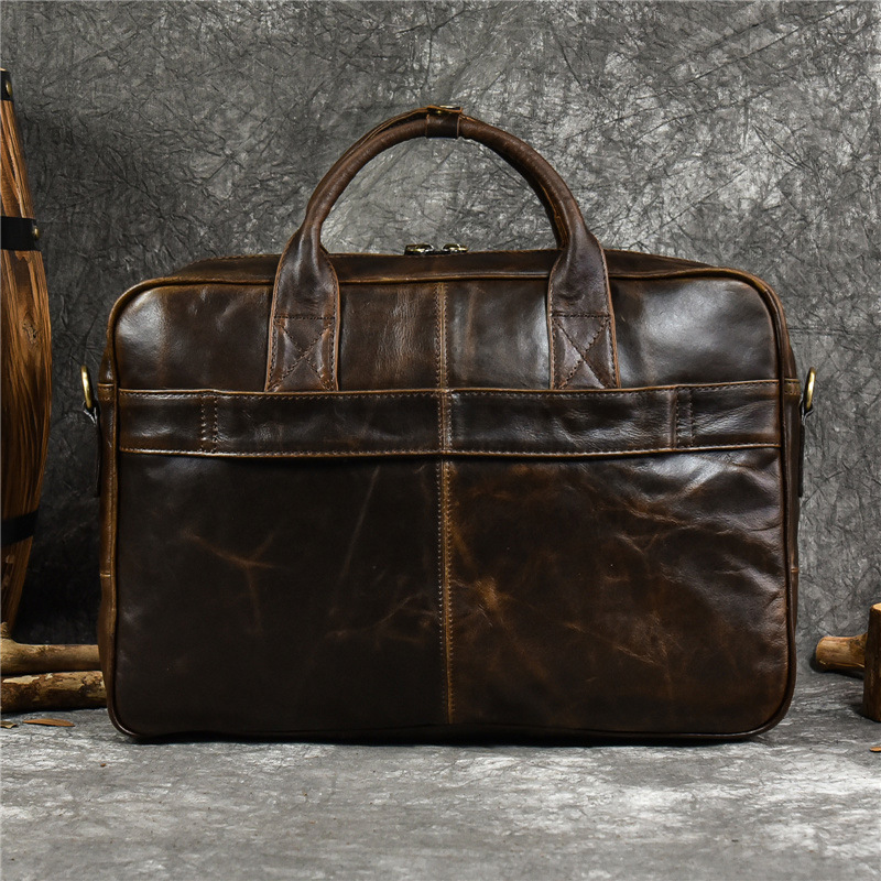 Luxury Genuine Leather Handbag - Leather Briefcase review and price