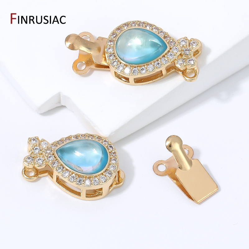 18K Gold Plated Brass Pear Opa - Gold Plated Jewelry review and price