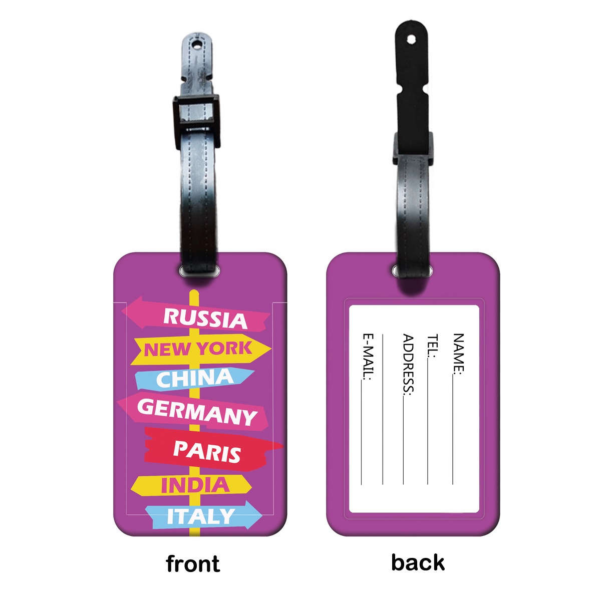 Creative Road Sign Indication  - Travel Luggage Set review and price