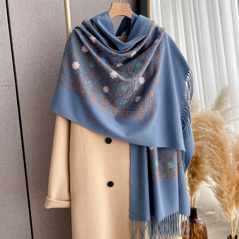 2025 New Embroidery Cashmere S - Cashmere Scarf review and price