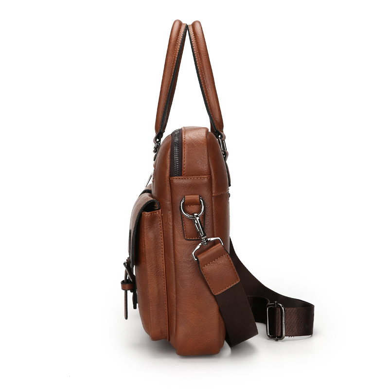 CFUN YA New Man Handbag 14 Inc - Leather Briefcase review and price
