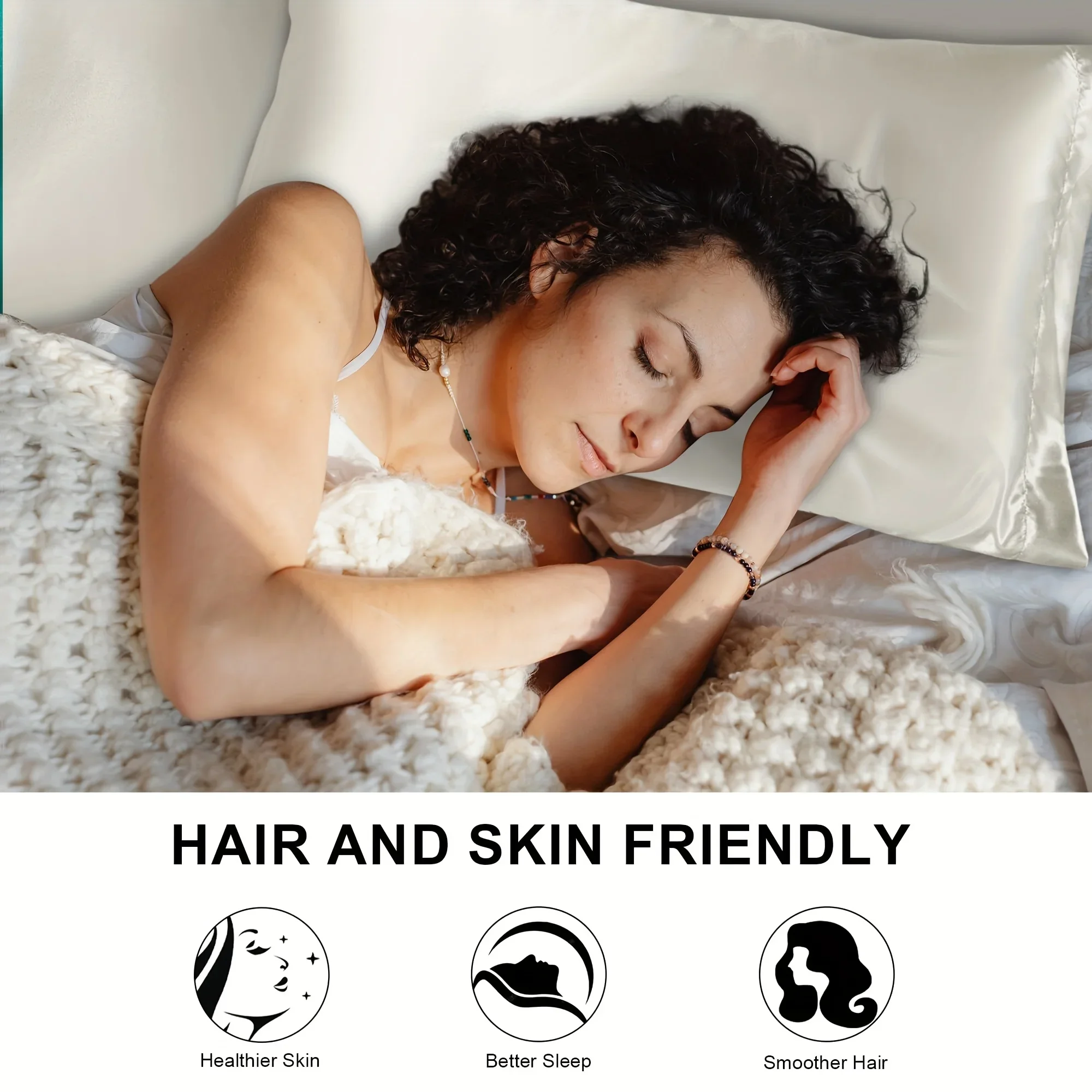 2pcs Luxury Satin Envelope Pil - Silk Pillowcase review and price