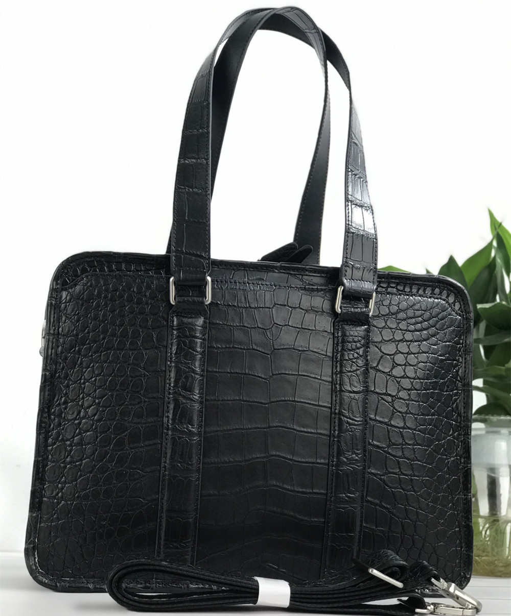 New Crocodile Leather Laptop B - Leather Briefcase review and price