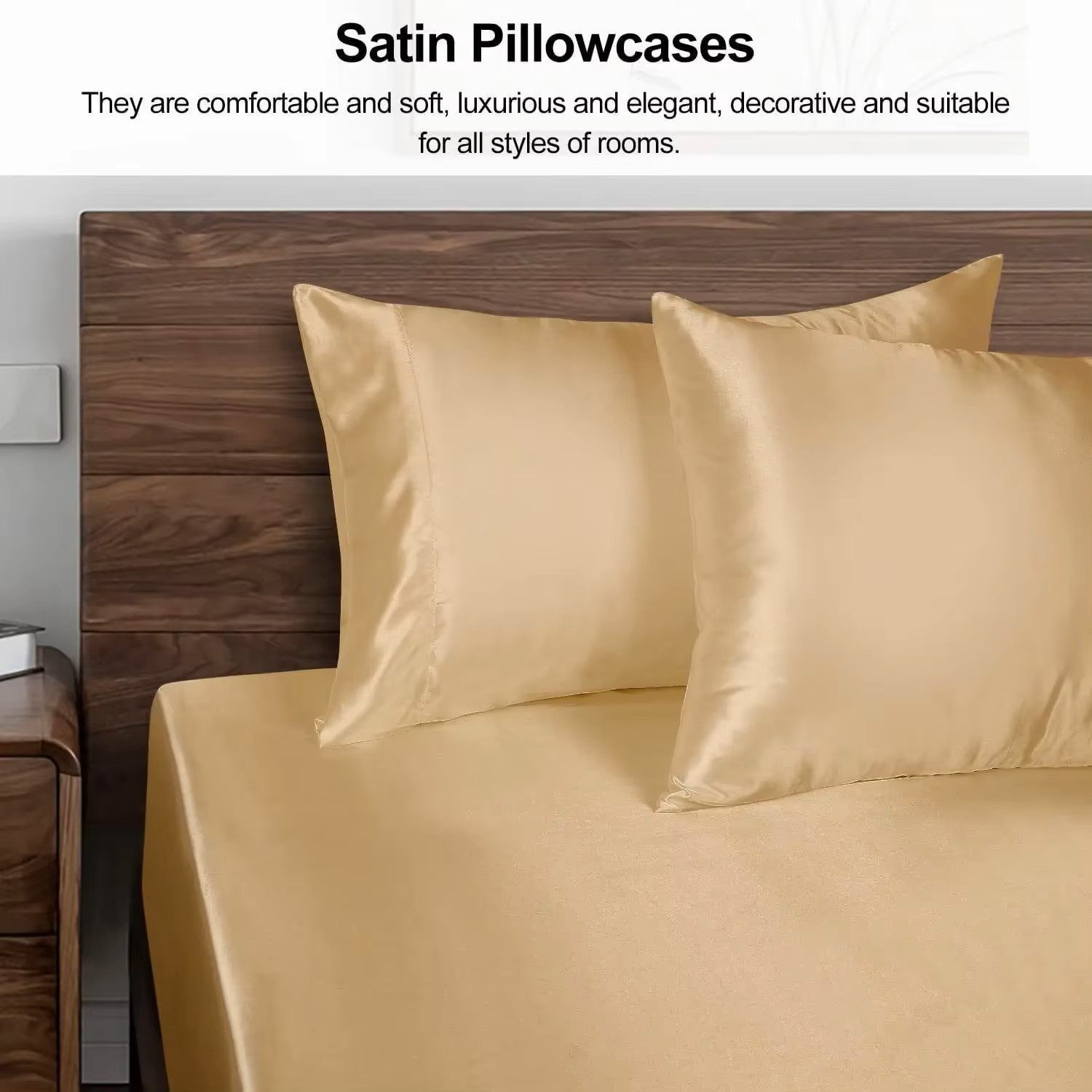 1PC Satin Pillowcase for Hair  - Silk Pillowcase review and price
